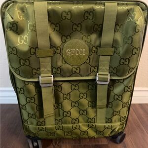 Gucci Green Monogram Offgrid Luggage
